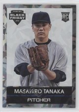 2014 Panini Black Friday Rookie Portrait Cracked Ice 17/25 Masahiro Tanaka fm0