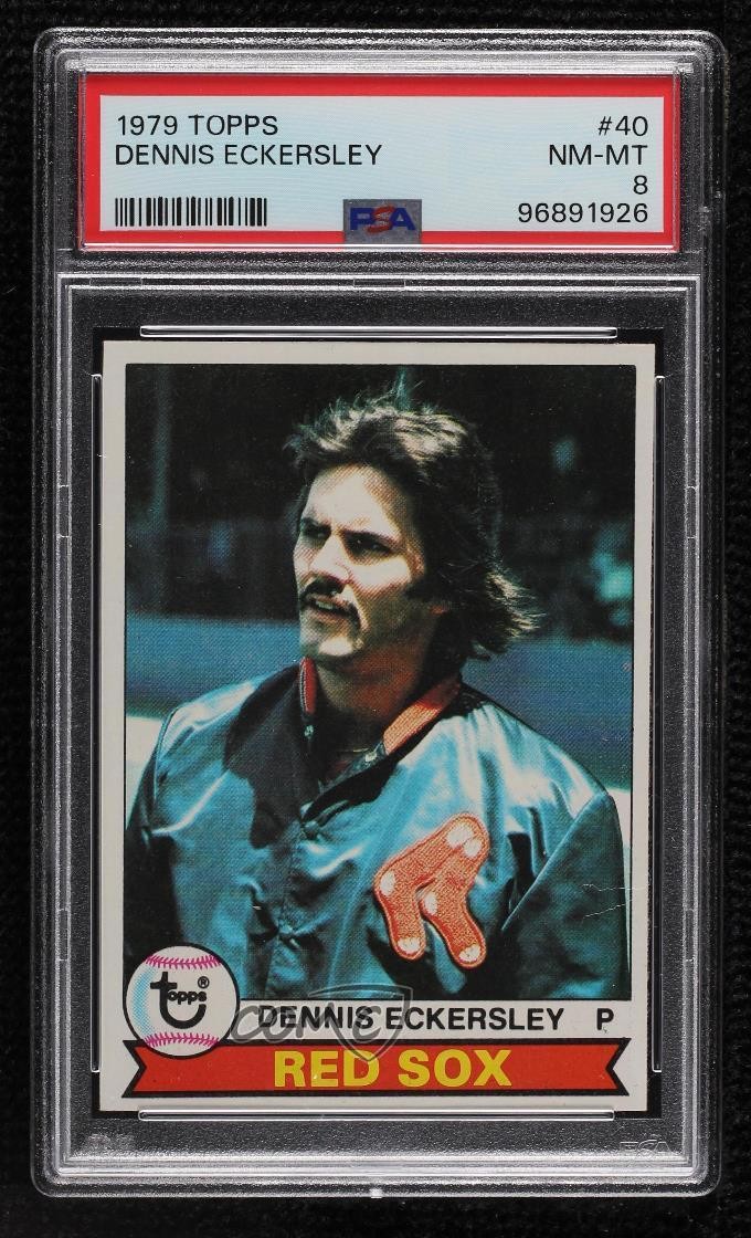 1979 Topps Dennis Eckersley #40 PSA 8 HOF