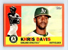 #30 2017 Topps Archives Khris Davis Oakland Athletics