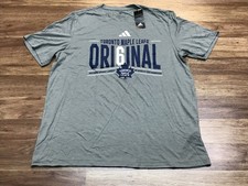 MENS L - NEW adidas NHL Toronto Maple Leafs 13X Stanley Cup Hockey T-Shirt