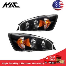 Conjunto de faros para Chevrolet Malibu 2004-2008 2,2 L 3,5 L halógeno ámbar