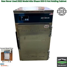 New Never Used-2022 Model-Auto Shaam 500-S Commercial Hot Holding Cabinet