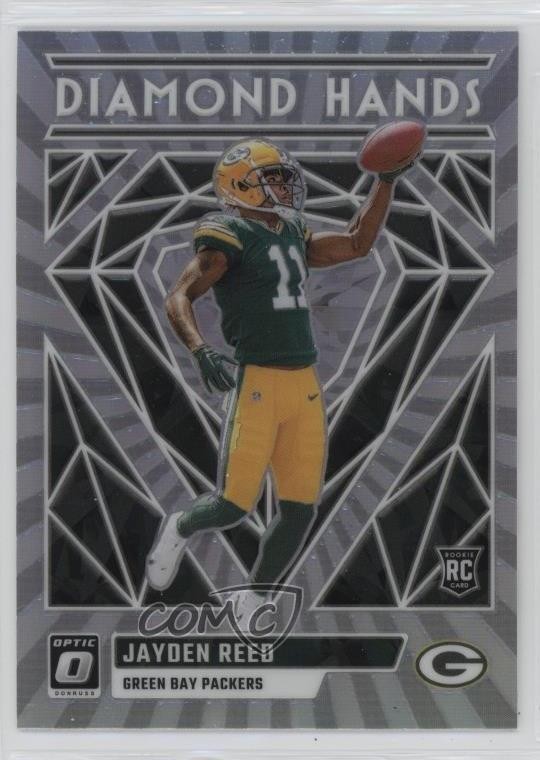 2023 Panini Donruss Optic Diamond Hands Jayden Reed #DH-JR 1k9t