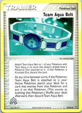 Pokemon Card - Team Aqua Belt Team Magma vs Team Aqua 76/95 Reverse Holo NM-LP on eBay