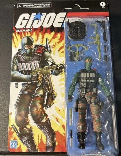 Beach Head GI Joe Classified Series Retro Carded 6" Figure Hasbro 2024 New