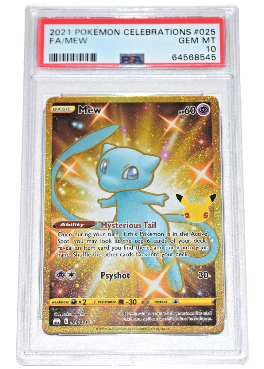 Mew Pokémon TCG Professional Sports Authenticator (PSA) Individual