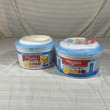 2 NEW Vintage Playtex Diaper Genie TwistAway Refill Wide Opening Sealed 90s A1