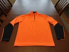 Under Armour Cold Gear Infrared Hunter Men's Blaze Orange 1/4 Zip Pullover EUC
