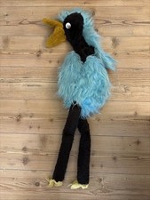 Vintage Handmade Full Size EMU Arm Hand puppet 1970s Rod Hull Era Plush  105cm