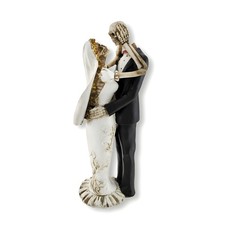 Zeckos Bride and Groom Skeletons Wedding Statue Cake Topper