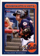 Salomon Manriquez 2011 Choice Binghamton Mets #18 RC FREE SHIPPING AutographDen