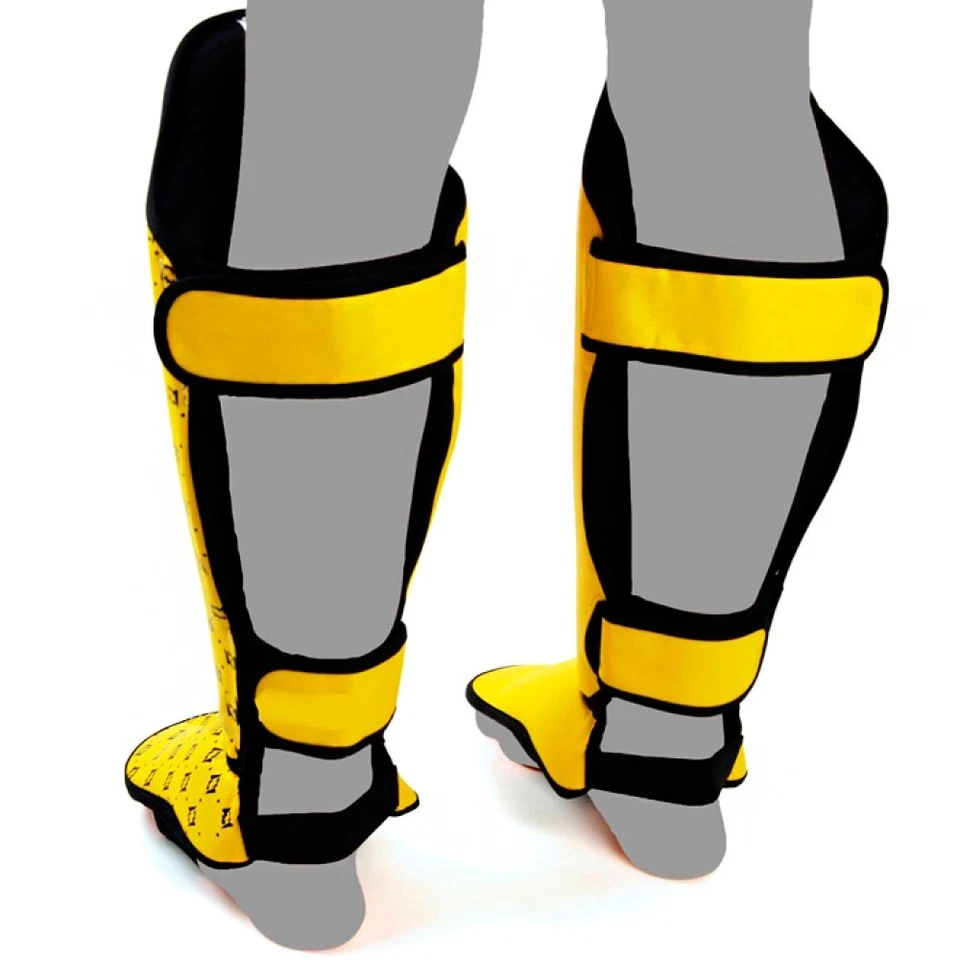 Espinilleras amarillas Fairtex SP5 Muay Thai Boxeo MMA Kickboxing Envío gratuito Foto 2 de 4