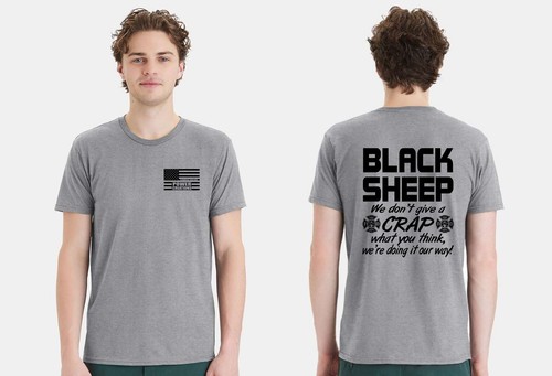 Black Sheep Firefighter Doing it our way Short Sleeve Tshirt