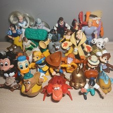 HUGE LOT Disney Vintage Mixed Figure Toy McDonalds Tomy Mickey Little Mermaid
