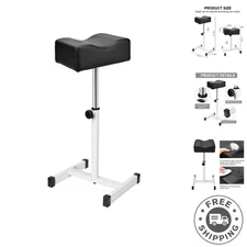 Portable Manicure Pedicure Stool with Waterproof PU Leather - Salon Quality