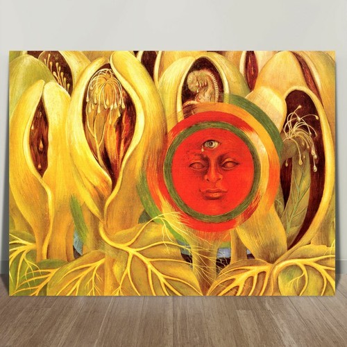 FRIDA KAHLO SUN & LIFE CANVAS ART PRINT 24x18"