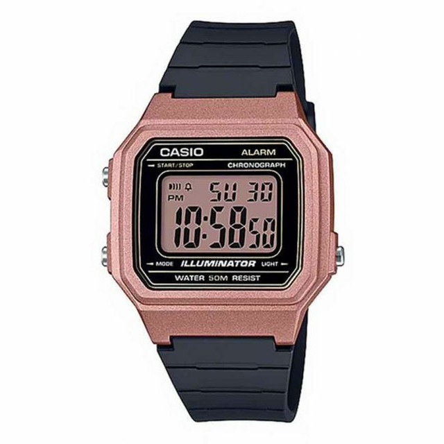 casio alarm chrono rose gold