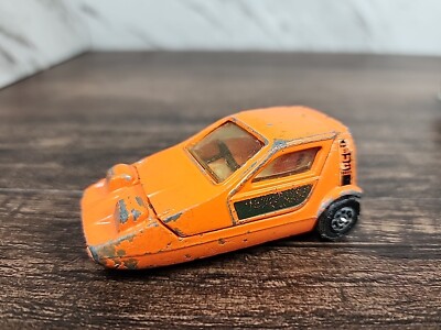  LOOK  ~Corgi Bond Bug 700 ES 389 Great Britain Orange  ~  FREE-SHIPPING 
