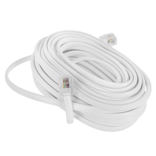 Telephone Line Landline Cord Extra Long for Connector Plug Cable