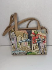 Frankie & Johnnie Rodeo Drive Beverly Hills Small BEADED Hand Bag Tote RETRO