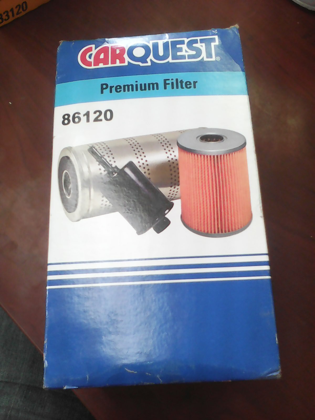 CARQUEST 86120 Fuel filter cross reference