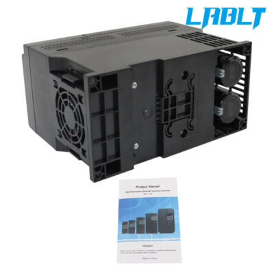 LABLT 7.5HP 220V 25A VFD Variable Frequency Drive 1 or 3 Phase 0-400HZ 5.5kW