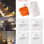 1er/4er/8er LED Treppenleuchte mit Bewegungsmelder Wandeinbauleuchte Licht 230V