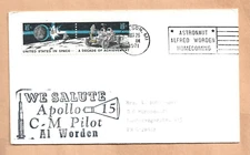 APOLLO 15 SALUTE AL WORDEN PILOT AUG 26,1971 JACKSON MI   SPACE COVER NASA