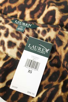 トップス Ralph Lauren leopard tops VINTAGE RALPH LAUREN JEANS Co LEOPARD 🐆 CHEETAH Blouse Top