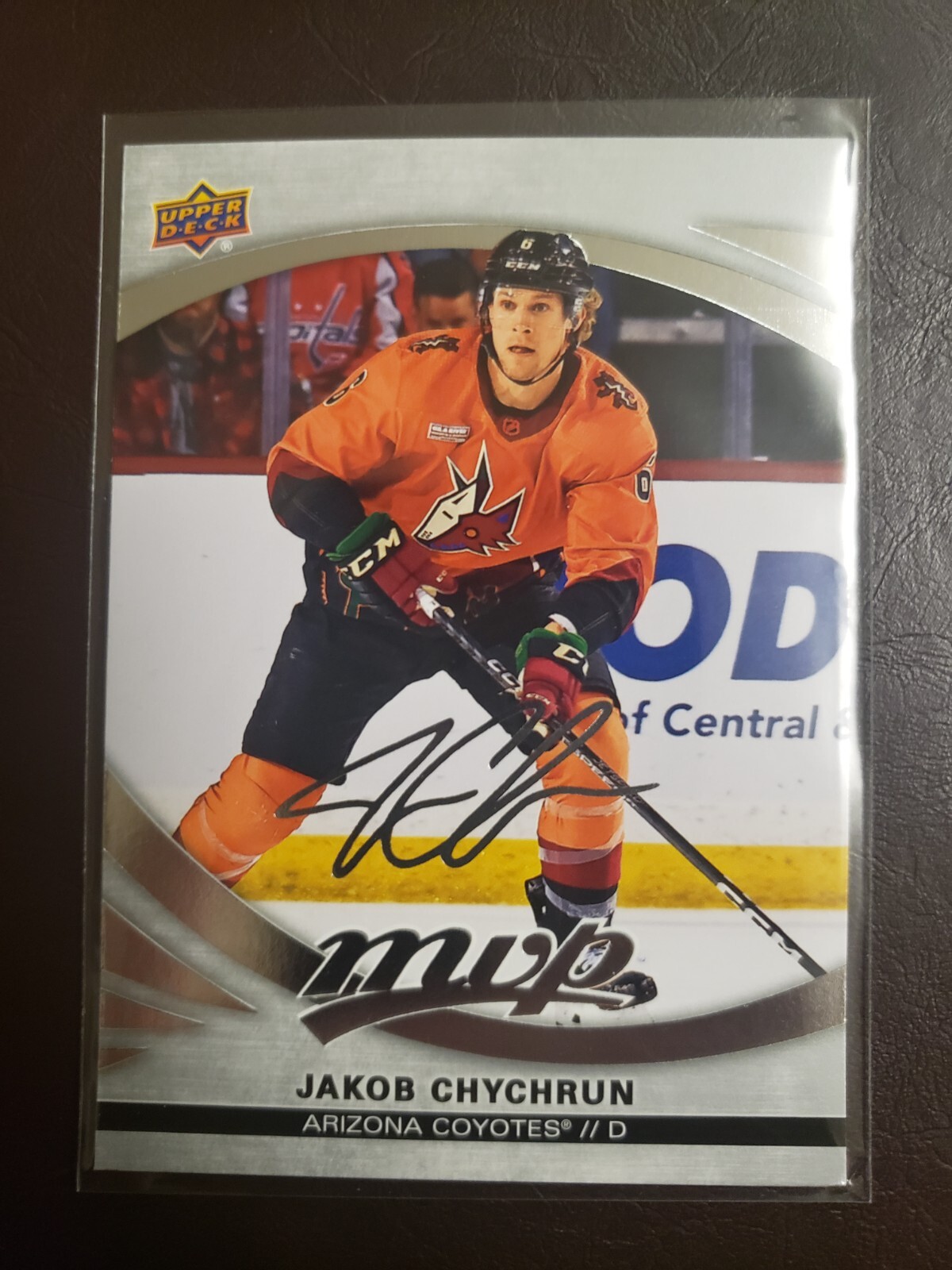 Cilver Script Card 2023-24 Jakob Chychrun Silver Scripts MVP Hockey Upper Deck Arizona ...