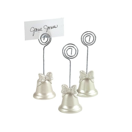 Wedding Bell Place Card Holders Pack 12 887600181625 eBay