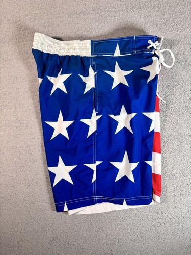 MLB Genuine Merchandise Philadelphia Phillies American Flag Swim Trunks Size L - Picture 8 of 10