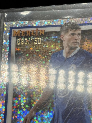 2022-23 Topps Merlin Chrome UEFA Christian Pulisic Speckle Refractor /150 - Bild 3 von 3