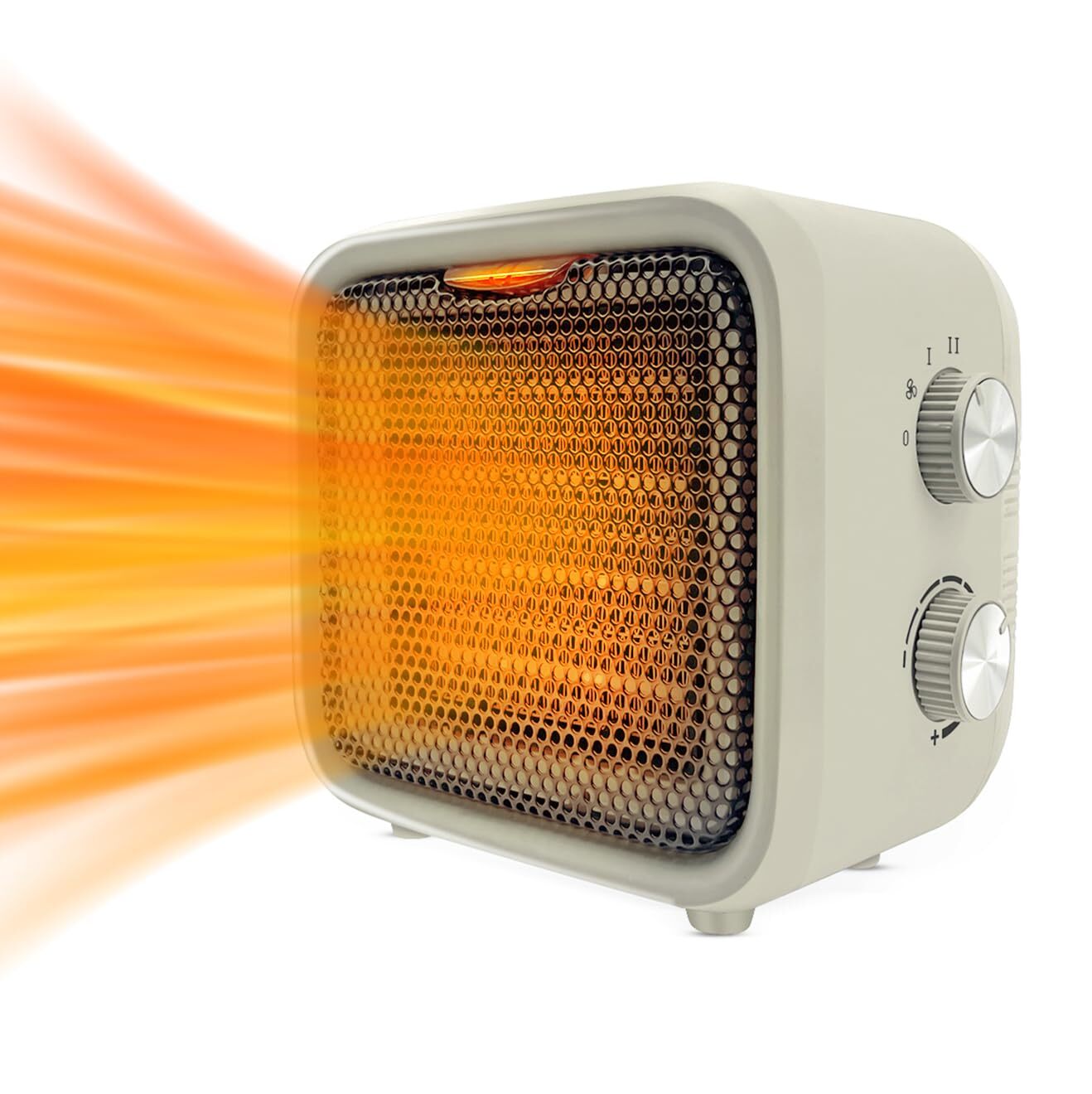 Space Heater, Portable Heater Fan for Indoor Use with Thermostat, 1500W/1000W...