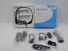 Kimafun KM-G102-3 Wireless Lavalier Vocal Lapel and Headset Microphone System