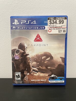 Farpoint PS4 PSVR PlayStation 4 VR Video Game