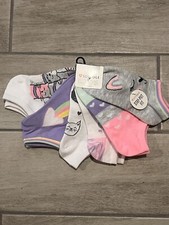 New 6 Pairs of Sof Sole Kids Cats  Hearts No Show Socks Youth Small 10-4.5 