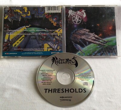 Nocturnus - Thresholds CD OOP1992 RELATIVITY/EARACHE morbid angel vital remains