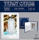 2024 Niue Tarot Card XVI. The Tower 1 oz Silver Colorized Proof Coin Minted 2000