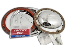 Old School Harley-Davidson Early Bird Derby Cover Conversion kit for Twin Cams