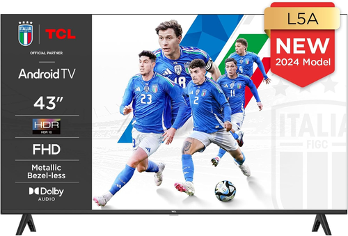 💚TV 43 POLLICI LED FHD TCL SMART ANDROID HDR 10 USB HDMI COLORE NERO CLASSE F - Foto 11 di 12