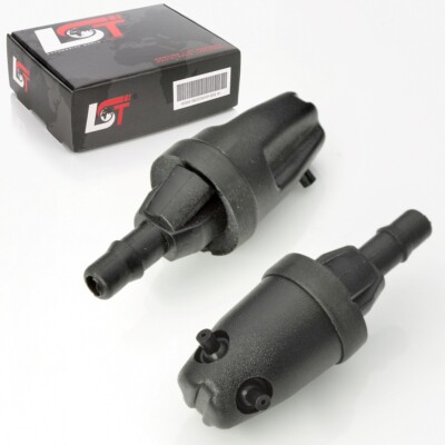 2x WASCHWASSER SPRITZDÜSE HECK SCHEIBENWASCHDÜSE FÜR FIAT DOBLO AB BJ 2000 *NEU*