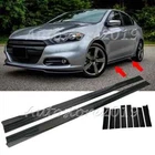 For Dodge Dart  2013-2016 Gloss Side Skirt Splitter Spoiler Extension Rocker Lip