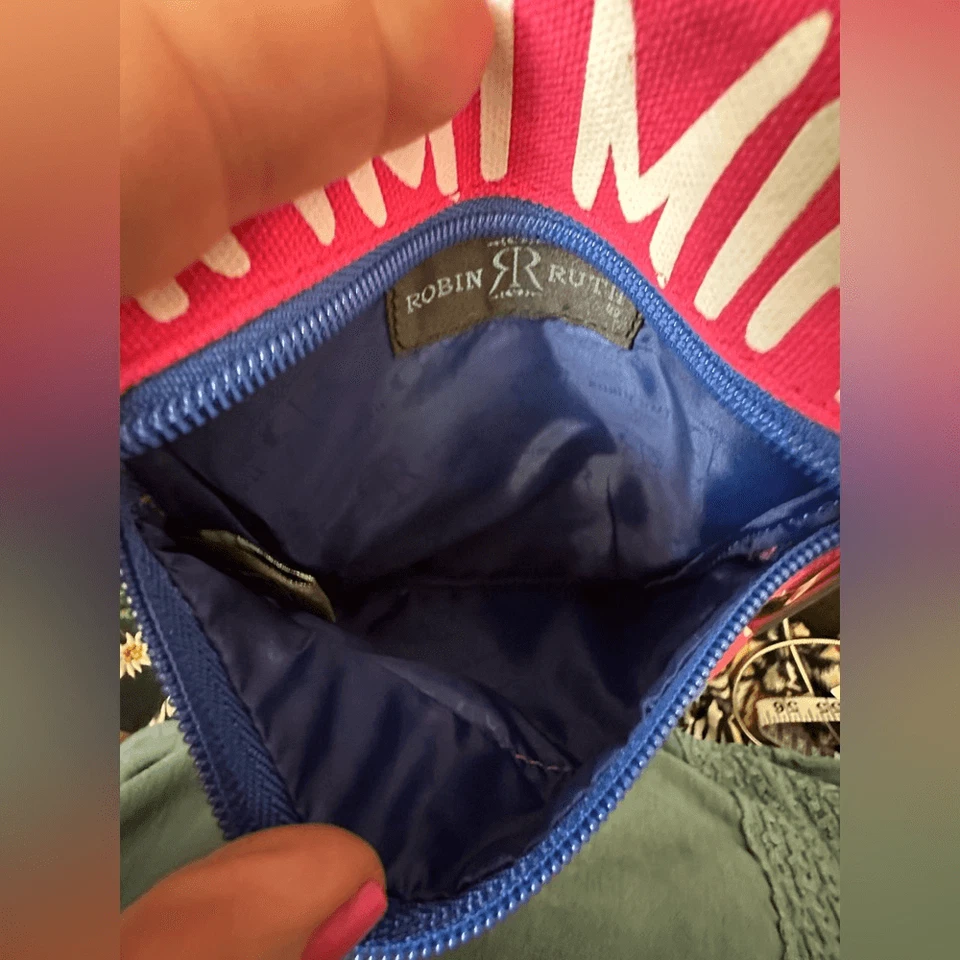 BOLSO DE MANO MIAMI BOLSA DE PASAPORTE Cuello Cartera Bandolera Foto 2 de 4