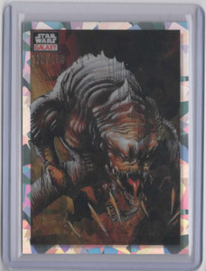 2023 Topps Chrome Star Wars Galaxy ATOMIC /150 #19 RAVENOUS RANCOR