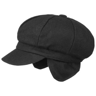 LIPODO Liseta Ballonmütze mit Ohrenklappen Damencap Wintercap Wollcap