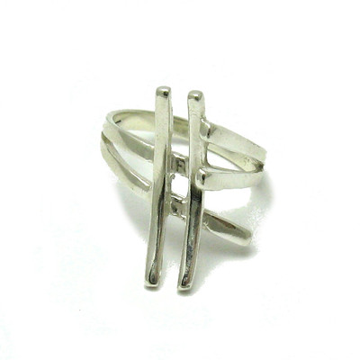 R001513 Stylish Sterling Silver Ring Solid 925 Empress Handmade Nickel Free