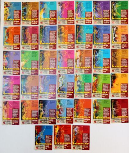 Fleer Ultra X-Men 1994 Super Heroes Set de 38: #1-53 No consecutivo Excelente - Imagen 2 de 2
