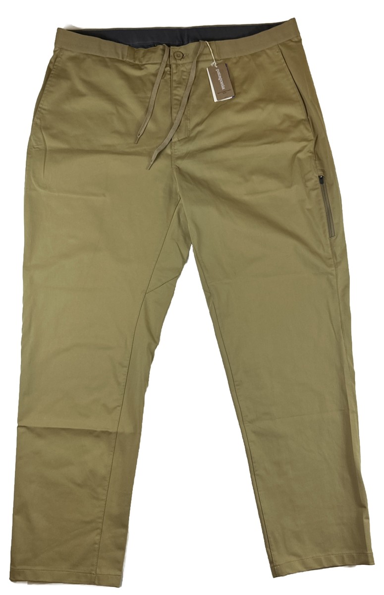 のの NWT Patagonia Men's XXL Transit Traveler HEIQ Pants Classic Tan