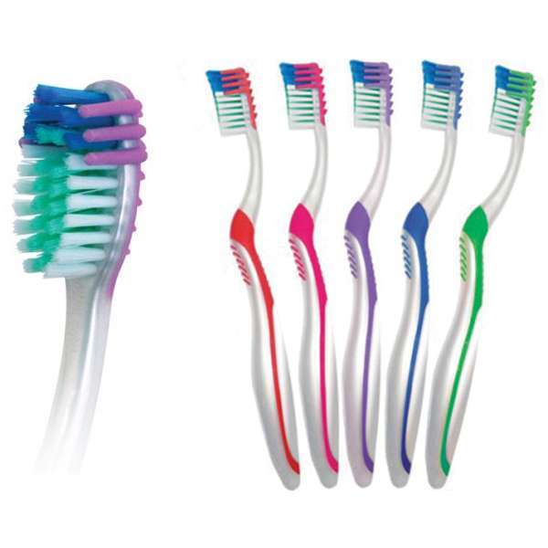 735 Compact Head Soft Toothbrush, 32 Tufts, Cello Wrapped, 1